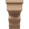 Ekena Millwork 9"W x 27"D x 18"H Classic Highland Rough Cedar Woodgrain TimberThane Corbel, Primed Tan CORUR09X27X18HLDRCPR - alternate 2
